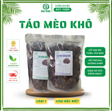Táo Mèo Khô loại 1 – Ngâm rượu, huyết áp, an thần, tiêu hóa, giảm cân, đẹp da