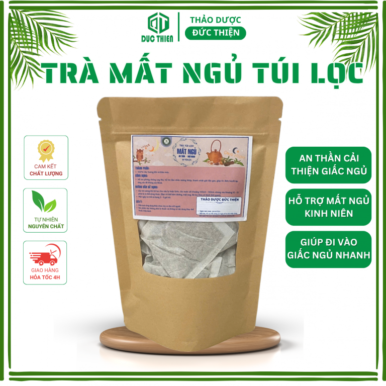 Trà mất ngủ túi lọc Đức Thiện hỗ trợ ngủ ngon, an thần tự nhiên