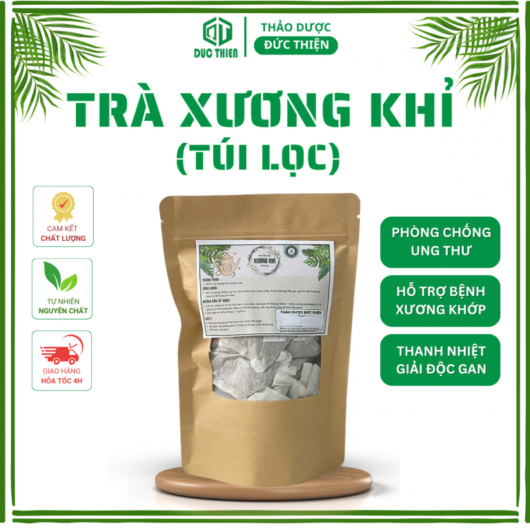 Trà xương khỉ túi lọc Đức Thiện hỗ trợ ung thư, giải độc gan