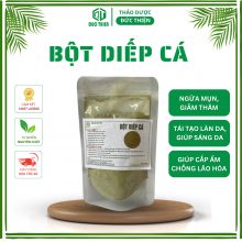 Túi 100g Bột Diếp Cá Nguyên Chất Đặc Biệt – Làm Đẹp Da, Ngăn Ngừa Lão Hóa, Uống Và Đắp Mặt