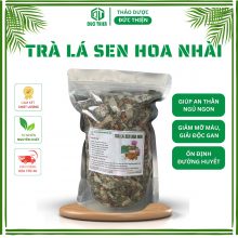 150gr Trà Lá Sen Hoa Nhài – Hỗ Trợ Mất Ngủ, Mỡ Máu, Ổn Định Đường Huyết