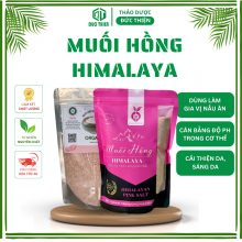 1Kg Muối Hồng Himalaya Organic – Dạng Mịn & Hạt – Ngâm Chân, Thải Độc, Tắm Thư Giãn